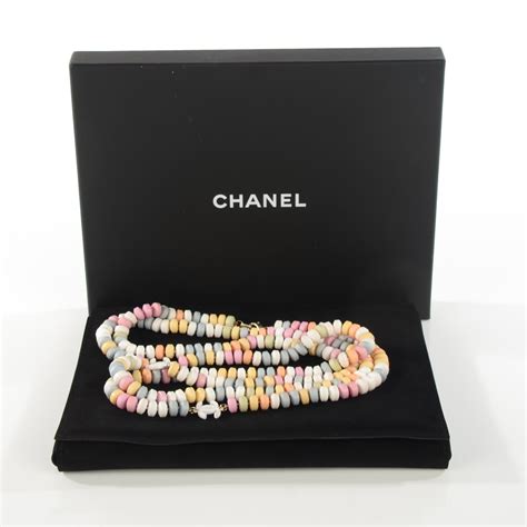 chanel candy necklace buy|chanel necklaces double c.